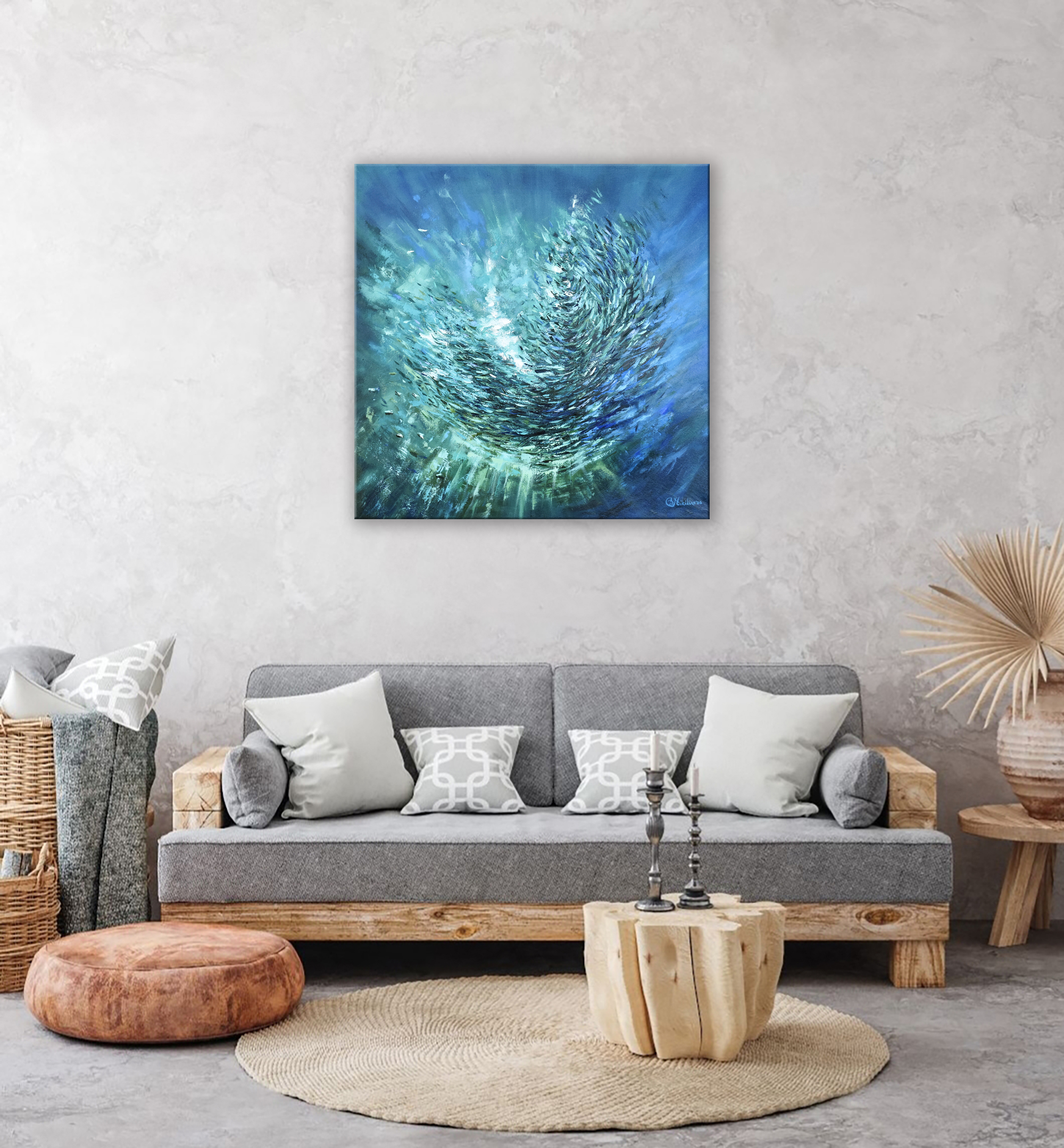 Sardine Run Painting Oil