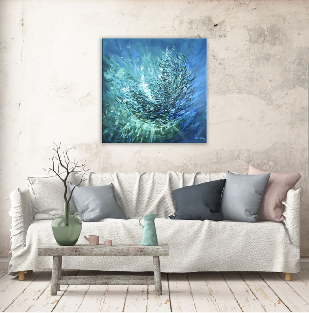 Sardine Run Painting Oil