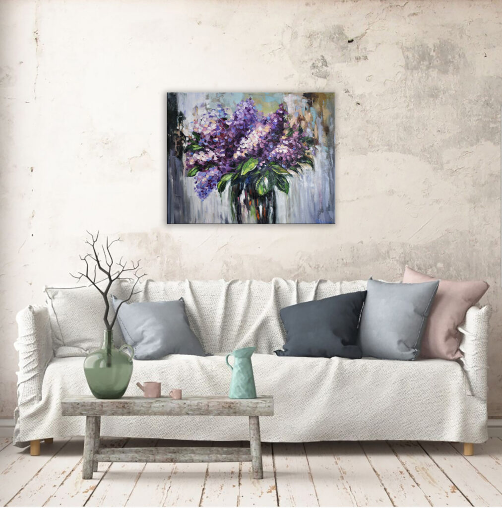 Lilac Painting Still Life