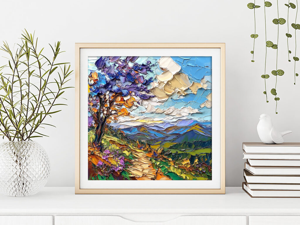 Blue Ridge Mountain Painting