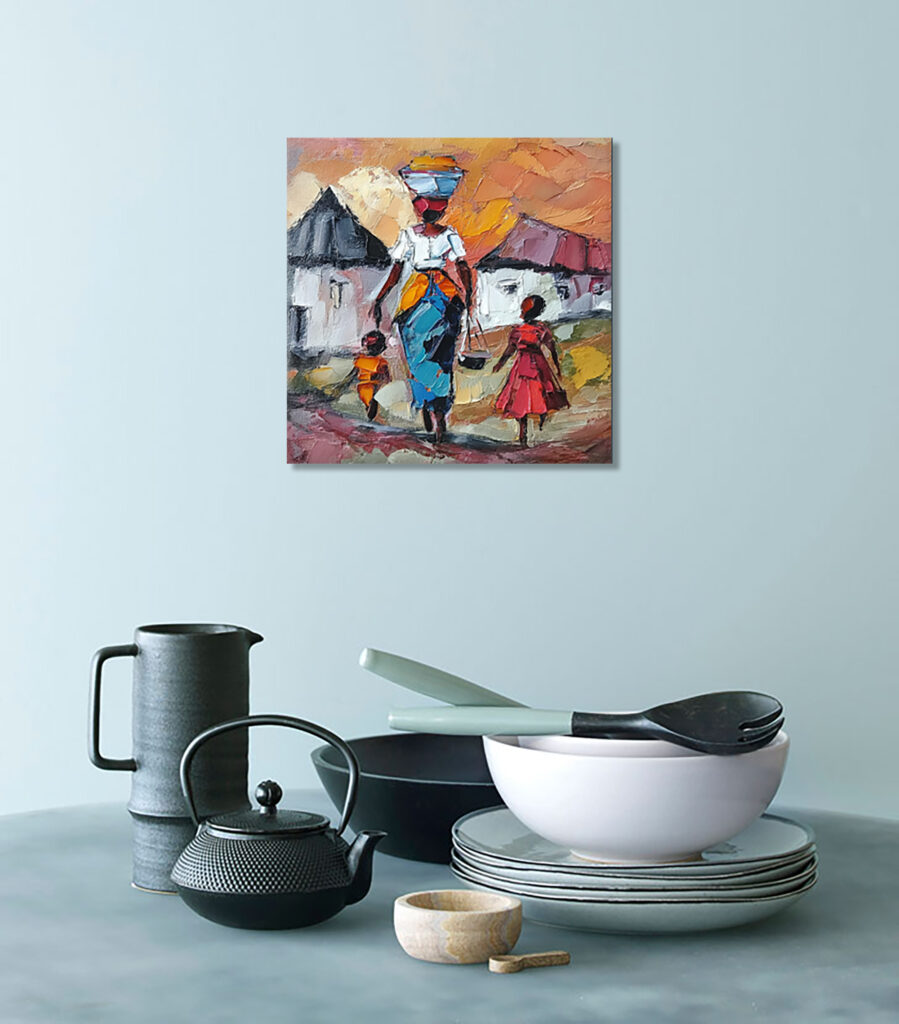 African village painting