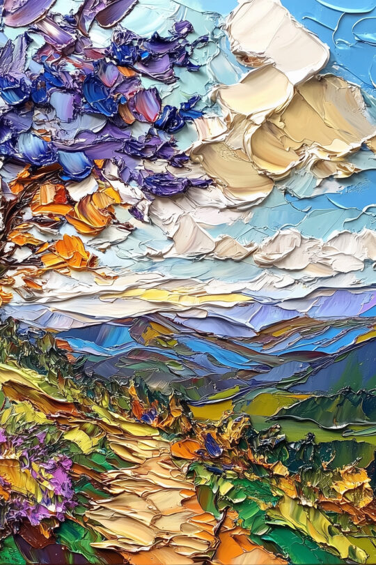 Blue Ridge Mountains Painting