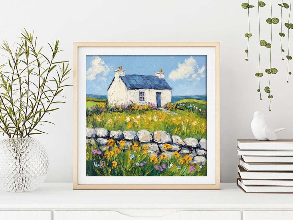 Irish Cottage Painting