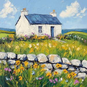 Irish Cottage Painting