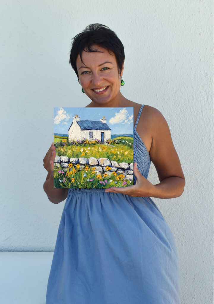 Irish Cottage Painting
