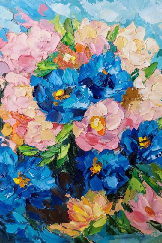 Daisy Flowers painting