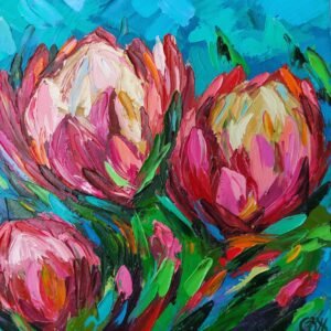Protea Painting