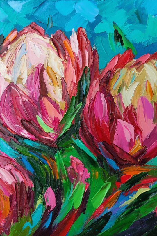 Protea Painting
