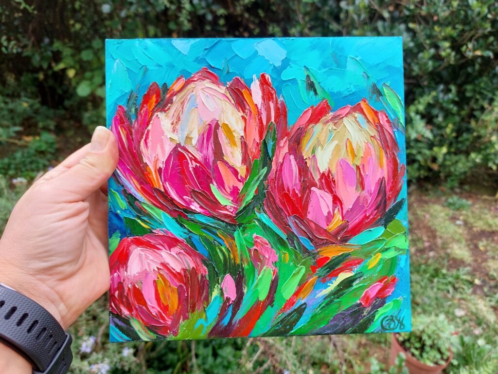 Protea Painting