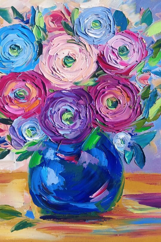 Ranunculus Painting