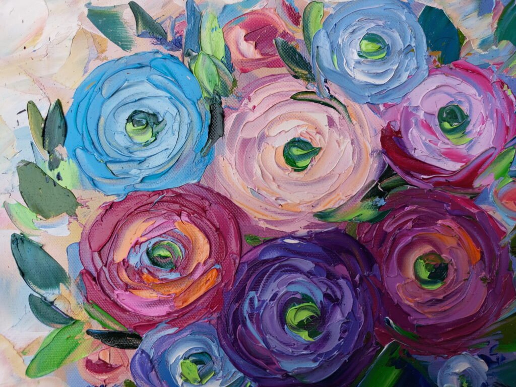 Ranunculus Painting