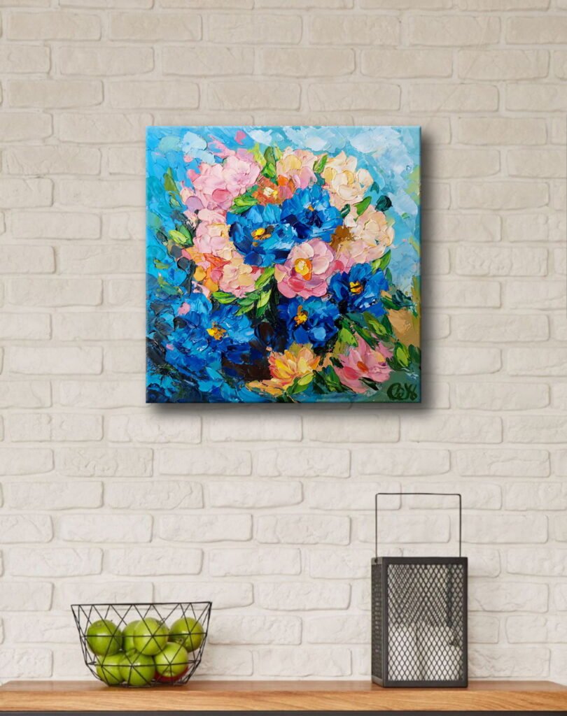 Daisy Flowers painting