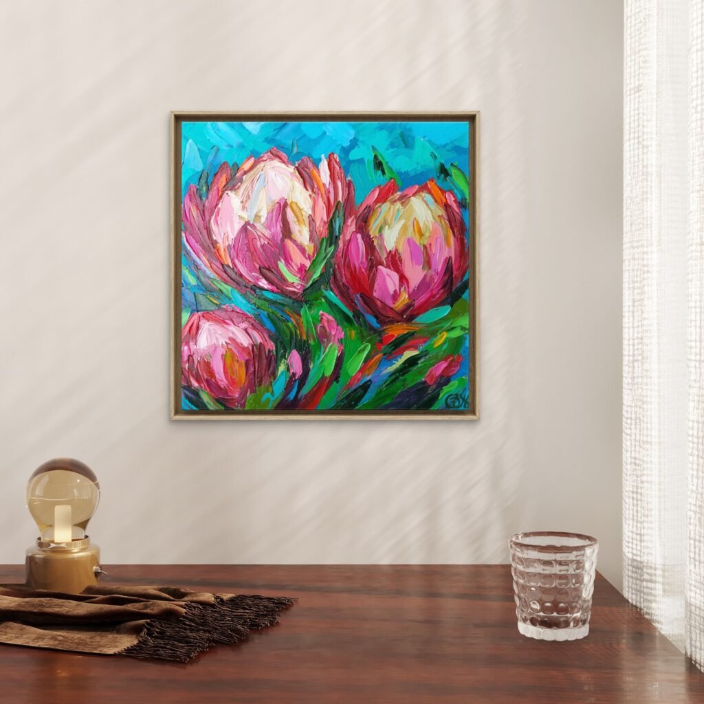 Protea Painting