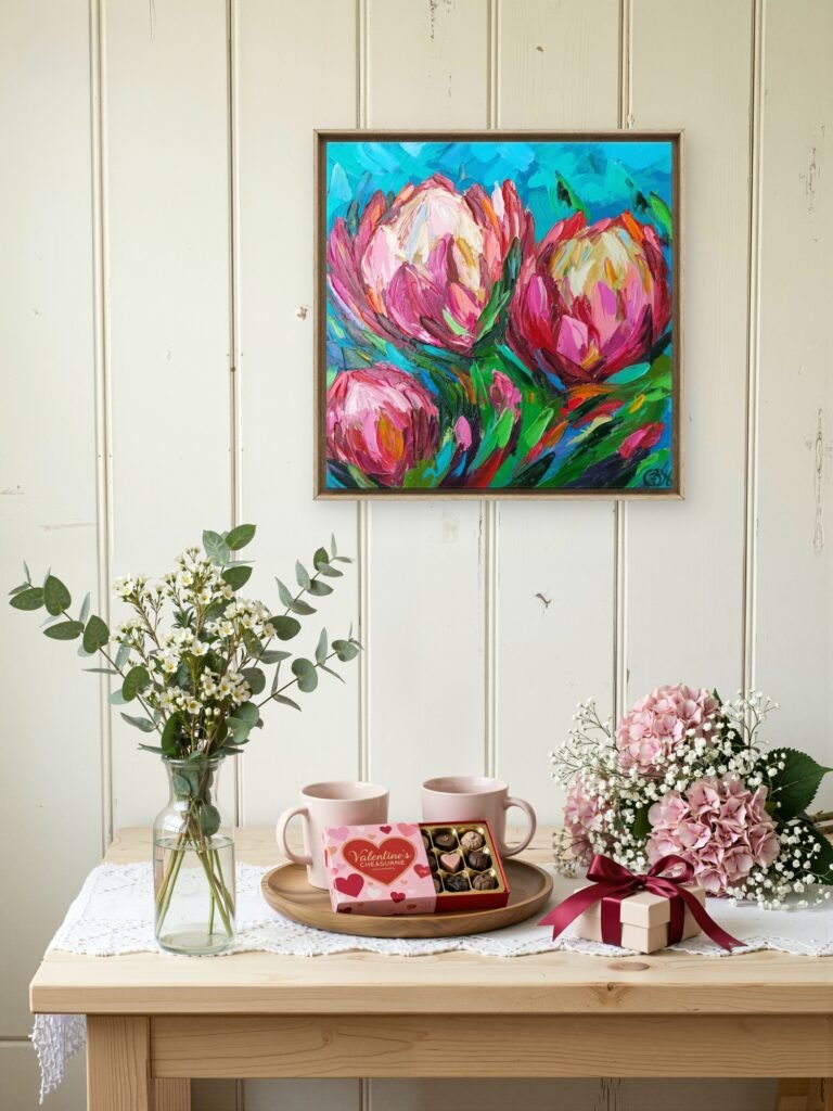 Protea Painting