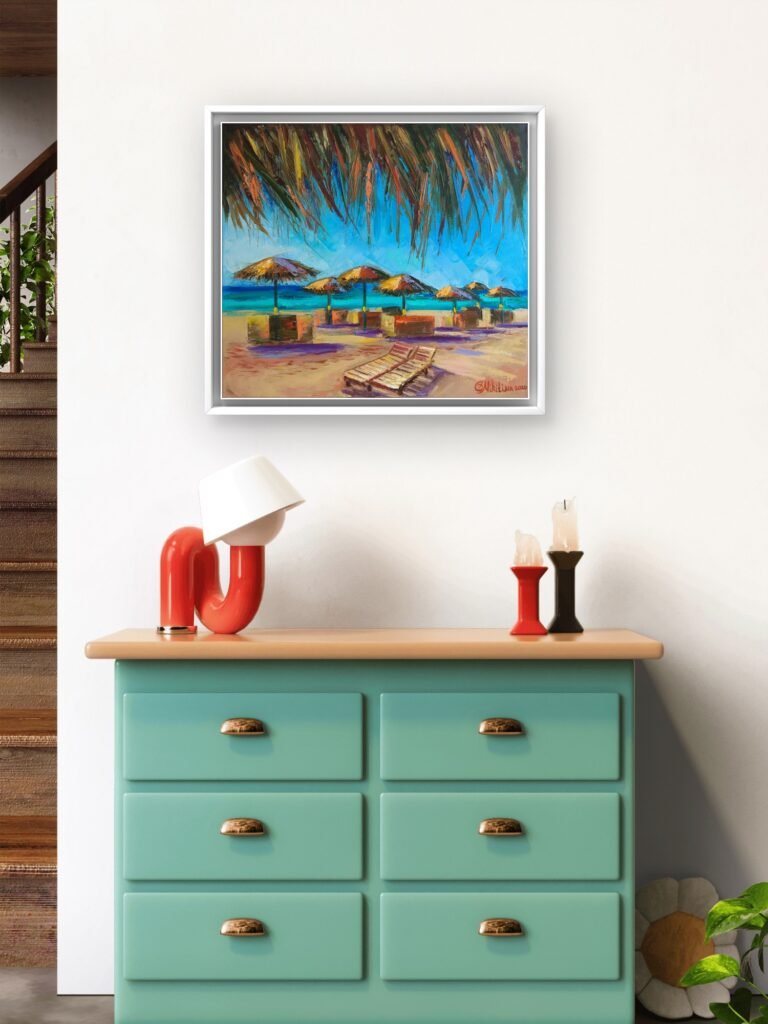 beach painting