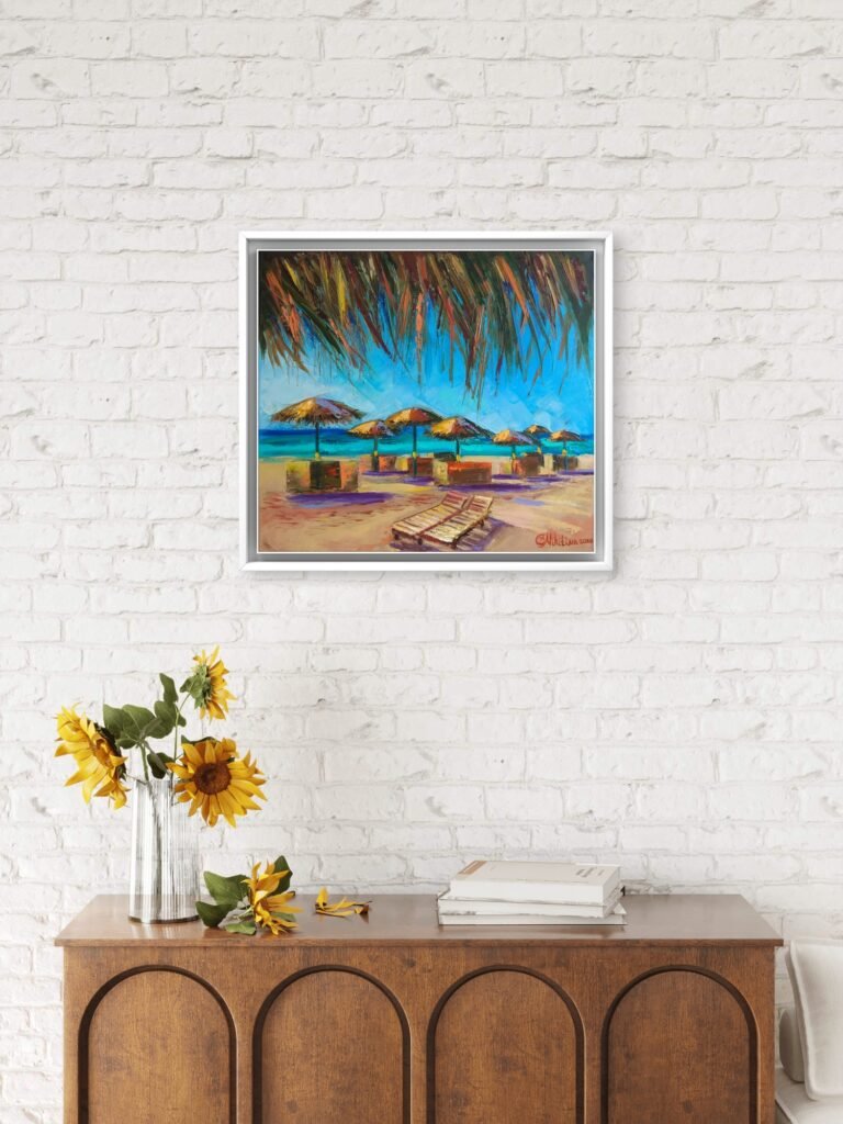 beach painting