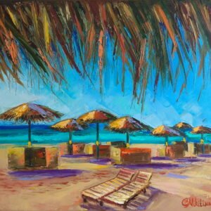 beach painting